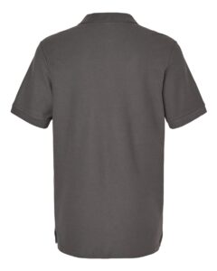 Gildan 85800 Unisex Hammer™ Pique Polo – Charcoal (back)