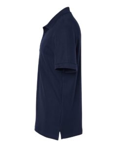 Gildan 85800 Unisex Hammer™ Pique Polo – Navy (side)