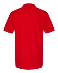 Gildan 85800 Unisex Hammer™ Pique Polo – Red (back)