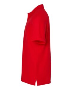 Gildan 85800 Unisex Hammer™ Pique Polo – Red (side)