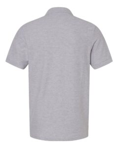 Gildan 85800 Unisex Hammer™ Pique Polo – Sport Grey (back)