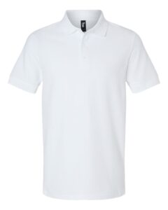 Gildan 85800 Unisex Hammer™ Pique Polo – White