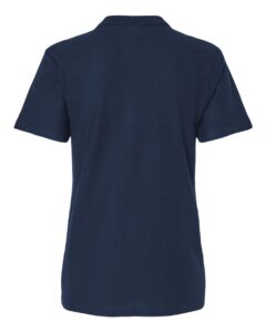 Gildan 64800L Women’s Softstyle® Pique Polo – Navy (back)
