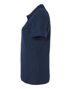 Gildan 64800L Women’s Softstyle® Pique Polo – Navy (side)