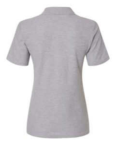 Gildan 64800L Women’s Softstyle® Pique Polo – Sport Grey (back)