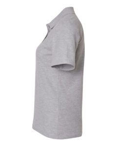 Gildan 64800L Women’s Softstyle® Pique Polo – Sport Grey (side)