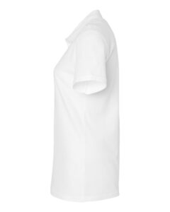Gildan 64800L Women’s Softstyle® Pique Polo – White (side)