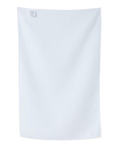 Liberty Bags PSB1625WFL Sublimation Waffle Weave Golf Towel – White (back)