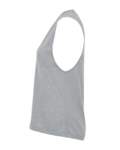Next Level 5013 Women’s Festival Muscle Tank – Heather Grey (side)