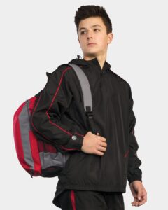 Holloway 229016 Men’s Wizard Quarter-Zip Hooded Pullover