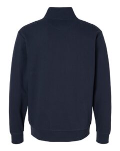 Next Level 9643 Unisex Fleece Quarter-Zip Pullover – Midnight Navy (back)