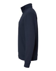 Next Level 9643 Unisex Fleece Quarter-Zip Pullover – Midnight Navy (side)