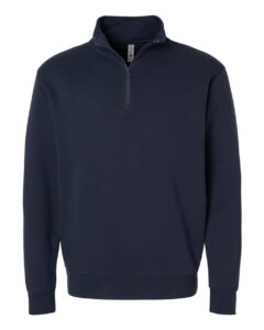 Next Level 9643 Unisex Fleece Quarter-Zip Pullover – Midnight Navy