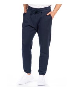Next Level 9803 Unisex Fleece Sweatpants – Midnight Navy (on model)