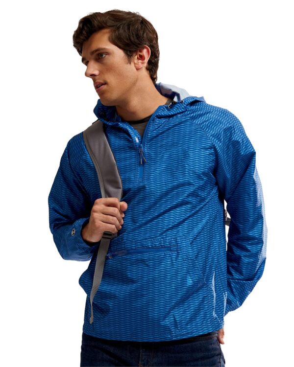 Holloway Men’s Range Hooded Packable Quarter-Zip Jacket
