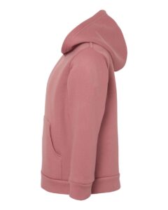 BELLA + CANVAS 3719T Toddler Sponge Fleece Pullover Hoodie Sweatshirt – Mauve (side)