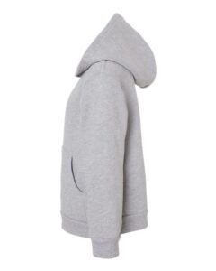 BELLA + CANVAS 3719T Toddler Sponge Fleece Pullover Hoodie Sweatshirt – Athletic Heather (side)