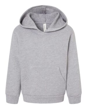 BELLA + CANVAS 3719T Toddler Sponge Fleece Pullover Hoodie Sweatshirt – Athletic Heather