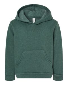 BELLA + CANVAS 3719T Toddler Sponge Fleece Pullover Hoodie Sweatshirt – Heather Forest