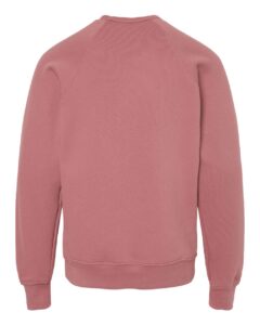 BELLA + CANVAS 3901Y Youth Sponge Fleece Crewneck Sweatshirt – Mauve (back)