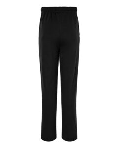 BELLA + CANVAS 3725 Unisex Sponge Fleece Straight Leg Sweatpants – Black (back)