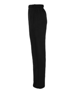 BELLA + CANVAS 3725 Unisex Sponge Fleece Straight Leg Sweatpants – Black (side)