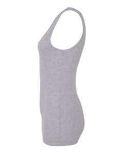 BELLA + CANVAS 1081 Women’s Micro Rib Tank – Athletic Heather (side)