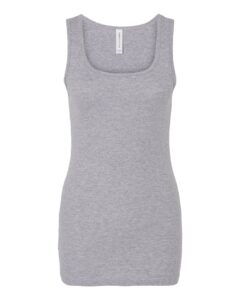 BELLA + CANVAS 1081 Women’s Micro Rib Tank – Athletic Heather