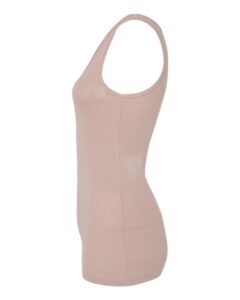 BELLA + CANVAS 1081 Women’s Micro Rib Tank – Heather Pink Gravel (side)