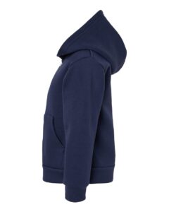 BELLA + CANVAS 3739T Toddler Sponge Fleece Full-Zip Hoodie Sweatshirt – Navy (side)
