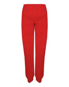 Badger 1215 Men’s Sport Athletic Fleece Joggers – Red (back)