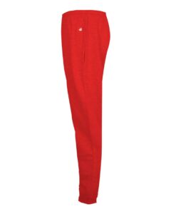 Badger 1215 Men’s Sport Athletic Fleece Joggers – Red (side)
