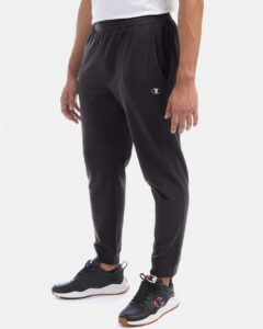 Champion CHP200 Unisex Sport Joggers – Black (on model side)