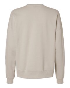Champion SL650 Women’s Powerblend® Crewneck Sweatshirt – Sand (back)