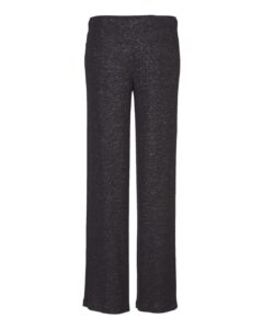 Boxercraft L10 Women’s Cuddle Fleece Wide Leg Pants – Black Heather (back)