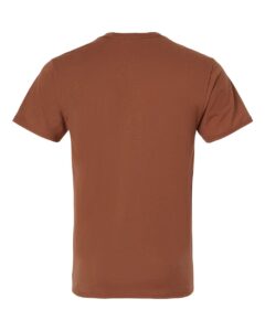 Hanes 4980 Unisex Perfect-T T-Shirt – Canyon Rock Brown (back)