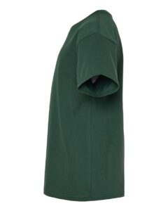 Hanes 5480 Youth Essential-T T-Shirt – Athletic Dark Green (side)