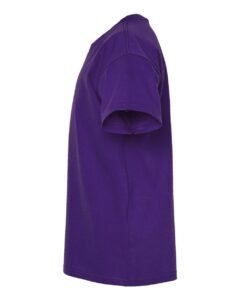 Hanes 5480 Youth Essential-T T-Shirt – Athletic Purple (side)