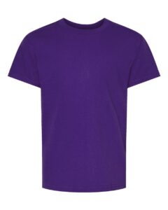 Hanes 5480 Youth Essential-T T-Shirt – Athletic Purple