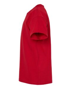 Hanes 5480 Youth Essential-T T-Shirt – Athletic Crimson (side)