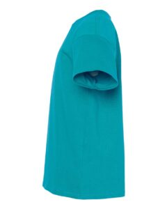 Hanes 5480 Youth Essential-T T-Shirt – Athletic Teal (side)