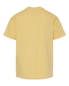 Hanes 5480 Youth Essential-T T-Shirt – Athletic Gold (back)