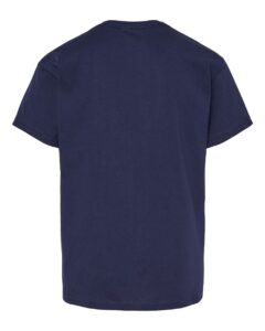 Hanes 5480 Youth Essential-T T-Shirt – Athletic Navy (back)