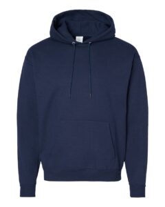Hanes P170 Unisex EcoSmart® Hooded Sweatshirt – Athletic Navy