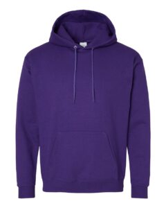 Hanes P170 Unisex EcoSmart® Hooded Sweatshirt – Athletic Purple