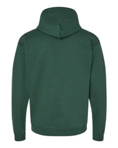Hanes P170 Unisex EcoSmart® Hooded Sweatshirt – Athletic Dark Green (back)