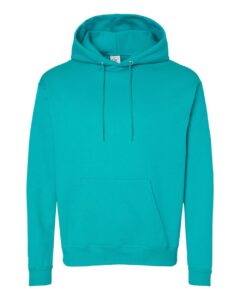 Hanes P170 Unisex EcoSmart® Hooded Sweatshirt – Athletic Teal