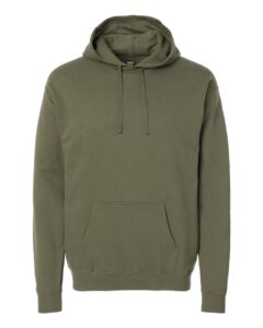 Hanes RS170 Unisex Perfect Sweats Hooded Sweatshirt – Fatigue Green