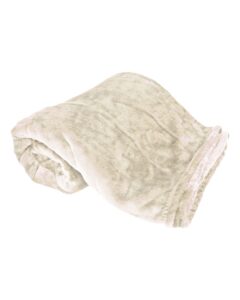 Alpine Fleece 8727 Oversized Mink Touch Luxury Blanket – Cream