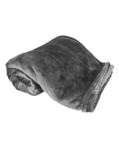 Alpine Fleece 8727 Oversized Mink Touch Luxury Blanket – Grey